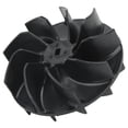 thumbnail image 4 of Vac Impeller Fan Black ABS Leaf Blower Piezas de vacío 125 0494 Reemplazo para soplador eléctrico Toro, 4 of 12