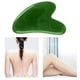 thumbnail image 3 of Junta de resina de cera de abeja Guasha cuello cuerpo acupuntura Spa masaje placa verde, 3 of 9