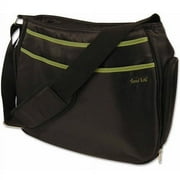 Trend Lab Ultimate Diaper Bag Hobo Style with Insulated Pockets, Black