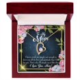 thumbnail image 1 of To Mom Words Not Enough Forever Necklace w Message Card, 1 of 8