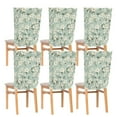thumbnail image 6 of Decorative Chair Back Cover One Size x2 Chair Cover Dining Chair Slipcovers Chair Back Decoration Festival Chair Decoration Cool Beautiful White Flowers, 6 of 6