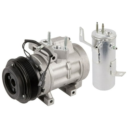 AC Compressor & A/C Drier For Ford Explorer 4-Door & Mercury Mountaineer 2006 2007 2008 2009 2010 w/ 4.0L V6 & Rear AC - BuyAutoParts