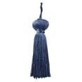 thumbnail image 2 of 3" (7.5cm) Small Bell Tassel | Craft Tassel # BT3,, Dark Navy Blue #J3 (Dark Blue) Set of 12, 2 of 2