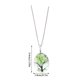 thumbnail image 3 of Eterno y Dama Colgante Tronco Flor Cristal Retro Árbol Vida Collar Doble Cara Collares Europeos Colgantes, 3 of 5