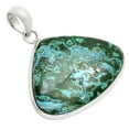 thumbnail image 3 of Azurite In Malachite - Morenci Mines 925 Sterling Silver Pendant Jewelry P-1001 SDP157930, 3 of 5