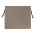 thumbnail image 5 of 17" x 19" Rectangular Outdoor Chair Pad Seat Cushion with Ties (2 Pack), 5 of 9