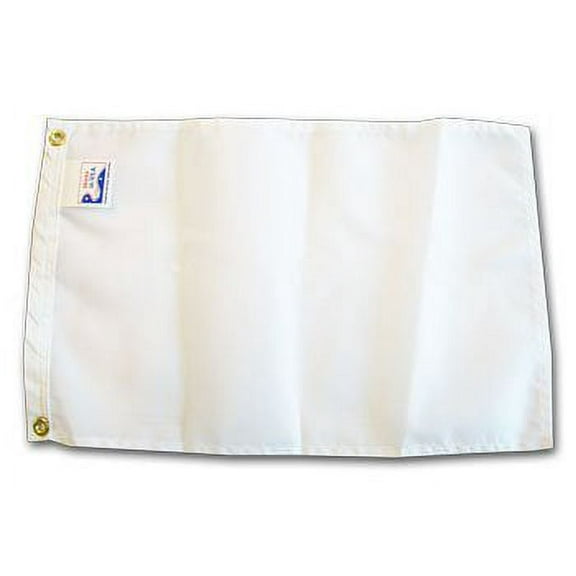 White - 3'X5' Solid Color Nylon Flag