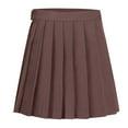 thumbnail image 3 of Fsqjgq Pencil Skirt Boho Skirts for Women Jean Skirt Falda Womens White Skirt Japanese Pleated Skirt Pleated Skirt Cute Ruffle Skirt Mini Comfortable Fashion Casual Beautiful Plain Color M, 3 of 4