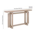 thumbnail image 5 of Evelyn&Zoe Modern/Contemporary 55" Wide Alder White Console Table, 5 of 7