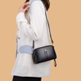 thumbnail image 2 of Bolso de hombro de piel auténtica para mujer, bolso de mano informal a la moda que combina con todo, bolso de piel de vaca con varias capas para mujer, 2 of 6
