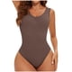 thumbnail image 1 of Body moldeador para mujer, camisola de color liso, sin costuras, con cintura ajustada, moldeador triangular, moldeador de poliéster para mujer., 1 of 5