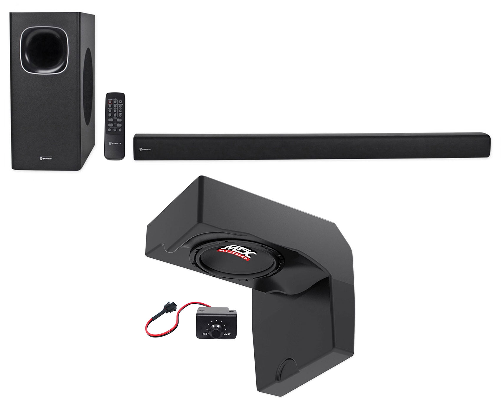 mtx under seat subwoofer