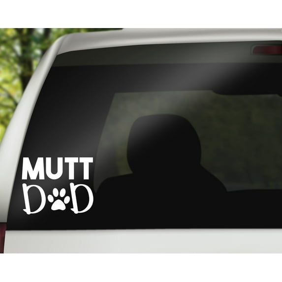 Mutt Dad Decal