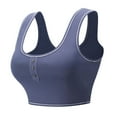 thumbnail image 2 of Aboser Women's High Impact Sport Bras Workout Yoga Bras Back Support Bras Bounce Control Wirefree Mesh Top Racerback Sport Bras, 2 of 6