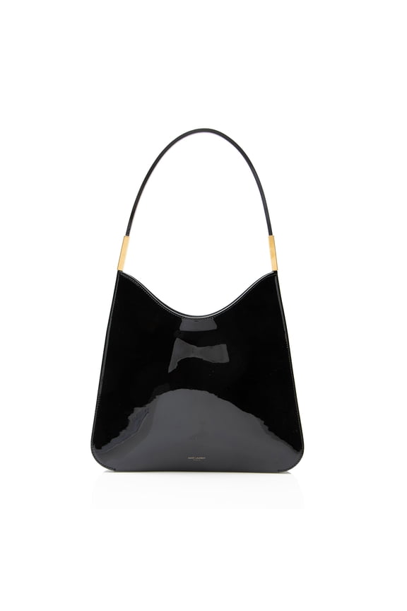 Pre-Owned Saint Laurent Patent Leather Sadie Shoulder Bag