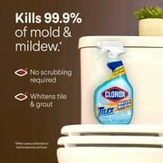Clorox Plus Tilex Mold and Mildew Remover Bathroom and Shower Cleaner Spray, 32 oz