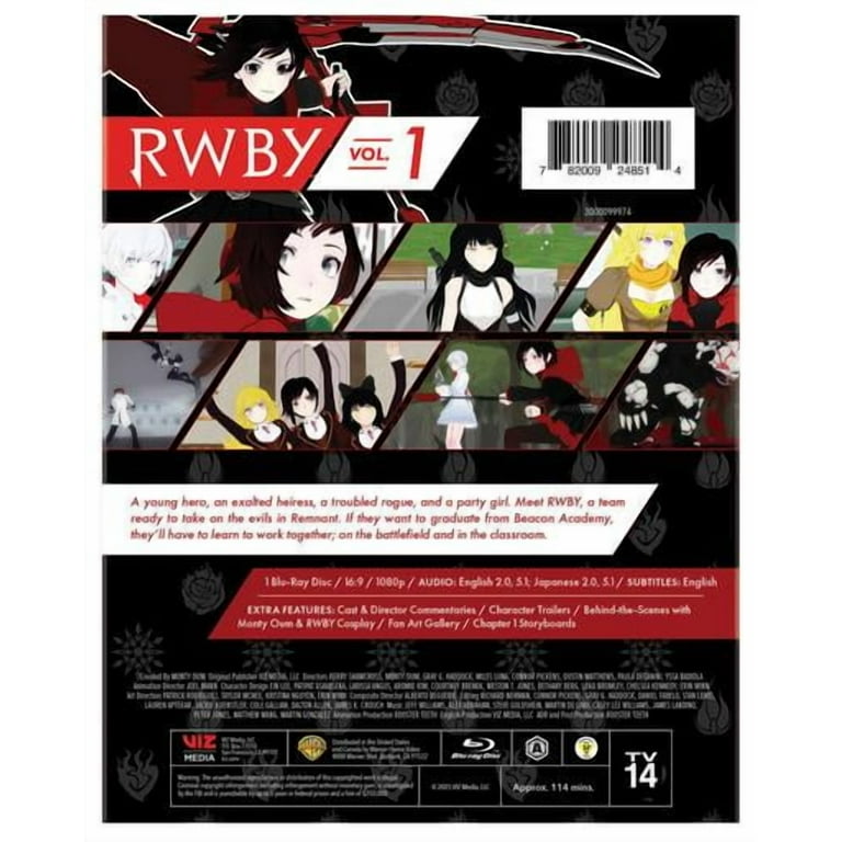 Viz Media - RWBY Volume 1 [BLU-RAY] - Walmart.com
