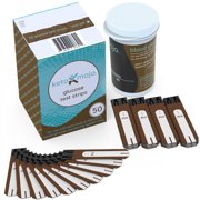 KETO-MOJO 50 Blood Glucose Test Strips, Precision Sugar Measurement for Diabetics, Monitor Your Diabetes & Ketogenic Low Carb Diet and Nutritional Ketosis, Strips Work only in KETO-MOJO Meters