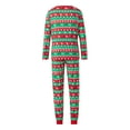 thumbnail image 4 of TSEXIEFOOFU Parent-Child Christmas Nightclothes, Long Sleeve Christmas Bear Print Tops Trousers Suit / Romper, 4 of 9