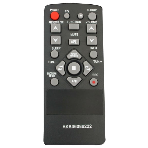 New AKB36086222 Replace Remote for LG Mini Hi-fi Audio MCD65 MCS65F MCS35F MCD35