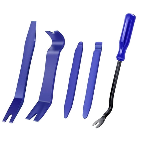 

Car Audio Modification Tool Blue 5-piece Set Car Disassembly Tool Interior Repair Rocker Panel P-P Material Popular Tool Gifts for Women Men