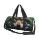 thumbnail image 1 of Balery Realistic Style Colorful Wolf Bolsa de Gimnasio para Mujeres y Hombres, Bolsa de Viaje Impermeable, Bolsa de Fin de Semana con Compartimento para Zapatos y Bolsillo Húmedo, 1 of 6