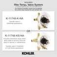 thumbnail image 2 of Kohler K-T45108-4L-CP Alteo Shower Trim with Less Head Diverter, 2 of 2