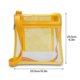 thumbnail image 2 of Moderno bolso bandolera de pvc amarillo: perfecto para la playa o para el uso diario, 2 of 5