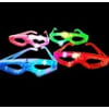 BEST PARTY FAVORS OF 2016! 12 Piece Light-Up Flashing Glasses For Children & Adult Parties (4 Colors: Red, Green, Blue, & Pink)- With Push On/Off.., By Exclusive Gifts Toys & More