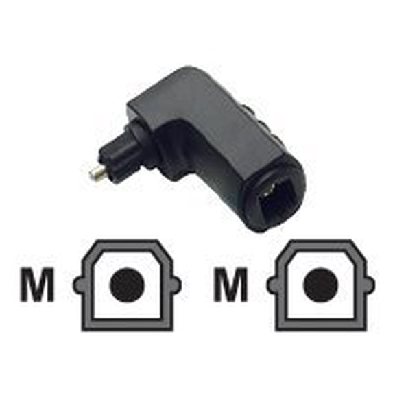 C2g Velocityandtrade; Right Angle Toslink(r) Port Saver Adapter