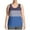 Blue, variant on Lenpel Women's Plus Size Tank Tops Trendy Summer Scoop Neck Color Block Sleeveless T-Shirts Casual Tunic Blouses