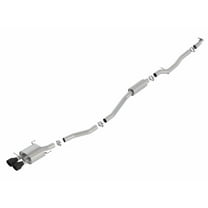 Borla 17-19 Honda Civic SI 1.5L Turbo MT S-Type 2.75in Cat-Back Exhaust Ceramic Black Tip