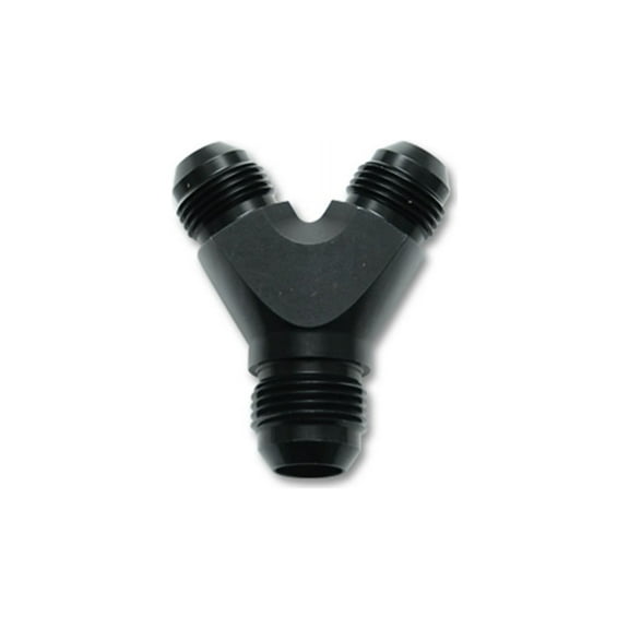 Vibrant Performance 10812 VIB10812 Y ADAPTER FITTING; SIZE: -12AN IN X -12AN X -12AN OUT