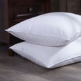 thumbnail image 4 of Puredown White Goose Down and Feather Bed Pillow, Set of 2, Queen Size, 4 of 11