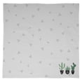 thumbnail image 2 of Vargottam Napkins Cactus HouseplantPrint, DinnerNapkins , 100 % Cotton, Set of 4 ReusableNapkins Set, Size 20X20 Inch,White10,OversizedClothNapkins, 2 of 8