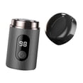 thumbnail image 4 of Afeitadora eléctrica para hombres, afeitadora facial sin dolor, USB, portátil para coche gris, 4 of 9