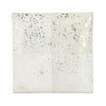 thumbnail image 5 of Bowery Hill Transitional White Hair on Hide with Silver Spots Ottoman, 5 of 10