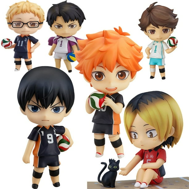 Set De 2 Figuras De Haikyuu – Hinata Y Kageyama Versión Q De 10 Cm, Decoración De Escritorio Y Regalo Para Fans Del Anime