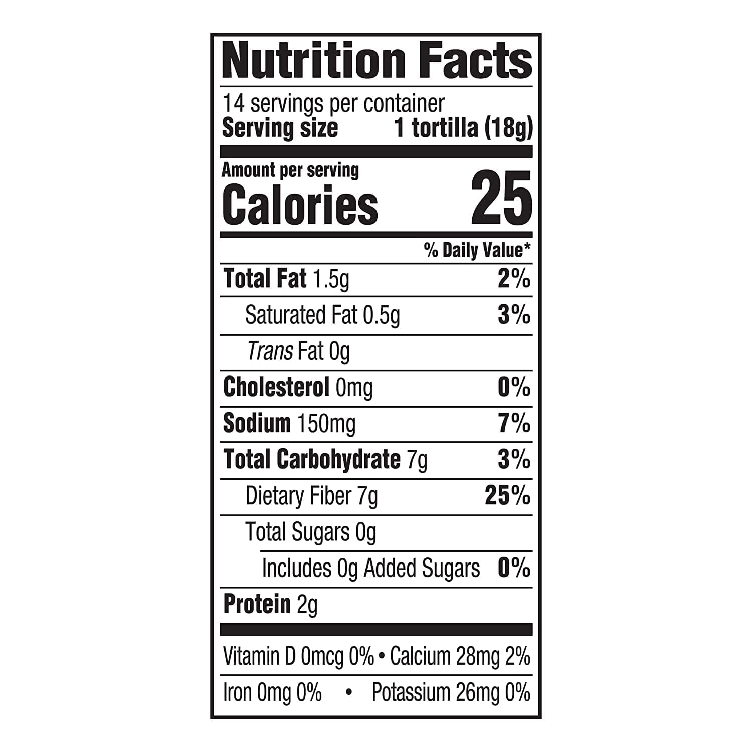 Mission Zero Net Carb Sundried Tomato Basil Tortillas - 0G Net Carbs - Keto Certified - 4.5" Street Taco - 14 Count, 8.89 Oz. - Keto Friendly Low Carb Tortilla - 4 Pack