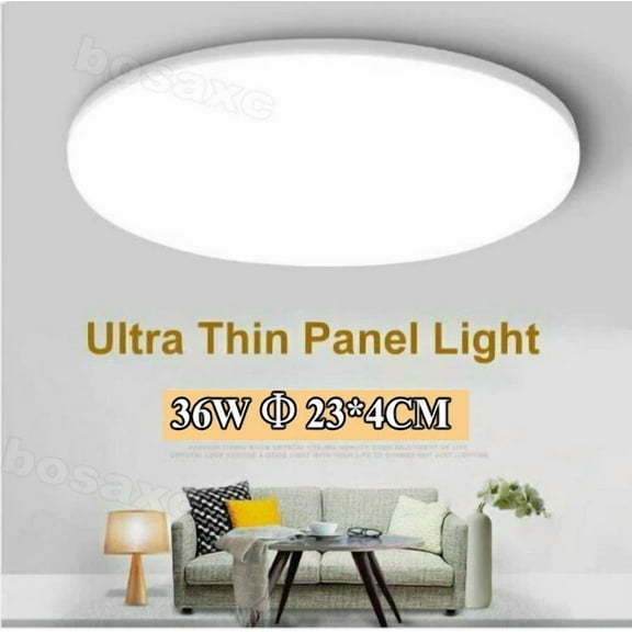36W Led Surface Mount Fixture Ceiling Light Bedroom Kitchen Round Panel Lights