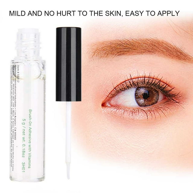 Colle d'Extension de Cils, Longue Durée de Vie Professionnel Conception Faux Cils Colle Plus Sûr à Utiliser pour Salon de Beauté pour la Maison