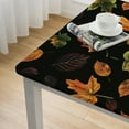 thumbnail image 4 of HAOXIT Colorful Fall Leaves Square Tablecloth Autumn Tablecloth Table Cover - Waterproof/Spill Proof/Wrinkle Free for Camping Picnic,Dinner Square Tablecloth 36*36, 4 of 7