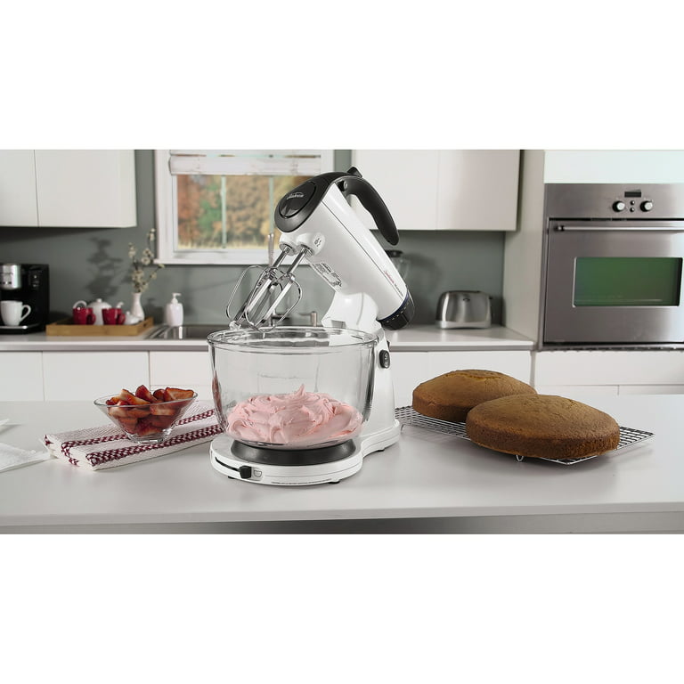  Sunbeam MixMaster 350 Watt, White  Soft-Start Technology Stand  Mixer: Electric Stand Mixers: Home & Kitchen