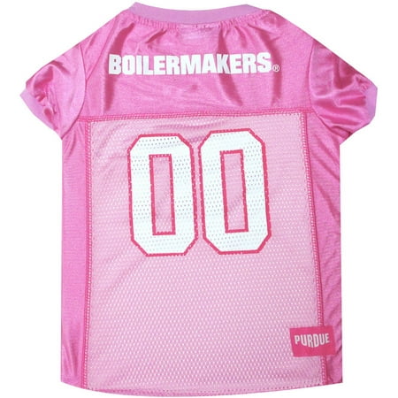 Pets First College Purdue Boilermakers Pet Pink Jersey, 4 Sizes