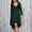 Green, variant on mtvxesu Women Dresses for Summer, Women's Fashion Casual Sexy V-neck Slim Bright Silk Long Sleeve Swallowtail Dress Wedding Guest Dresses
