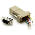 thumbnail image 1 of ACCL DB9-Male to RJ11/12 (6 wire) Modular Adapter Ivory, 10 Pack, 1 of 1
