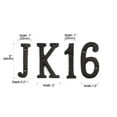 thumbnail image 5 of 3 inch Vintage Decorative Cast Iron Metal Alphabet Letters Wall Sign Hanging Address Name Sign Letter(O), 5 of 5