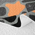thumbnail image 5 of Homewish Camouflage Game Pad Quilt Full,Modern Esports Gamepad Full Bedspread Sets,Orange Gray,3 Pieces, 5 of 7