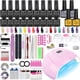 thumbnail image 2 of Juego de manicura con lámpara LED para uñas, Kit de esmalte de Gel UV, herramientas de arte de uñas, Base superior, taladro, 2 of 3