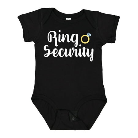 

Inktastic Ringbearer Ring Security White Text Gift Baby Boy or Baby Girl Bodysuit